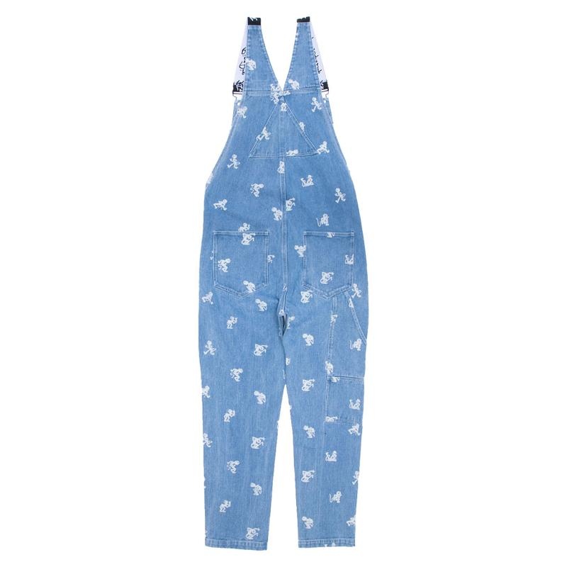 Wash Ripndip Dance Party Denim Overalls Pants | USAIS2604