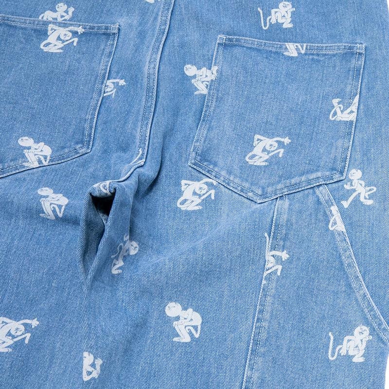 Wash Ripndip Dance Party Denim Overalls Pants | USAIS2604