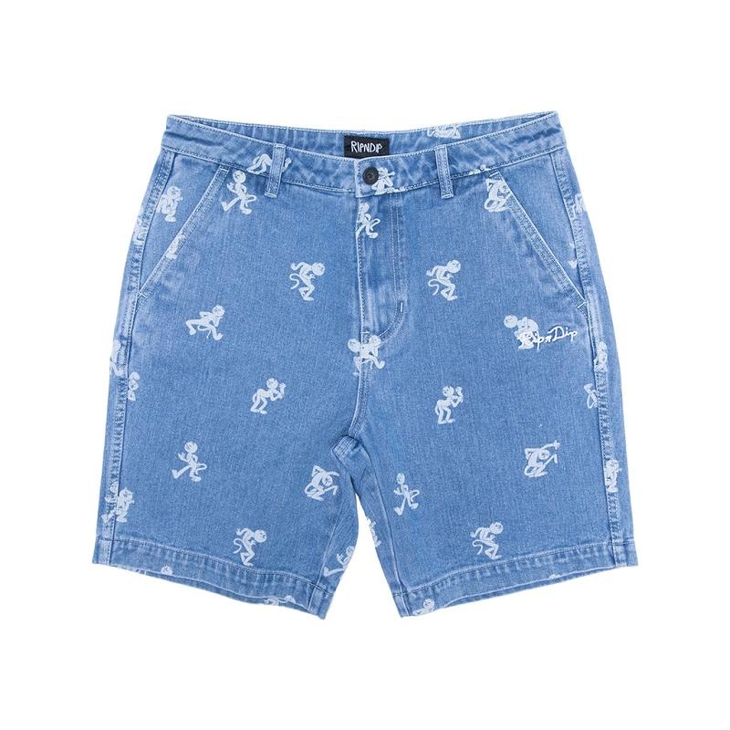 Wash Ripndip Dance Party Denim Shorts | USAQZ2824