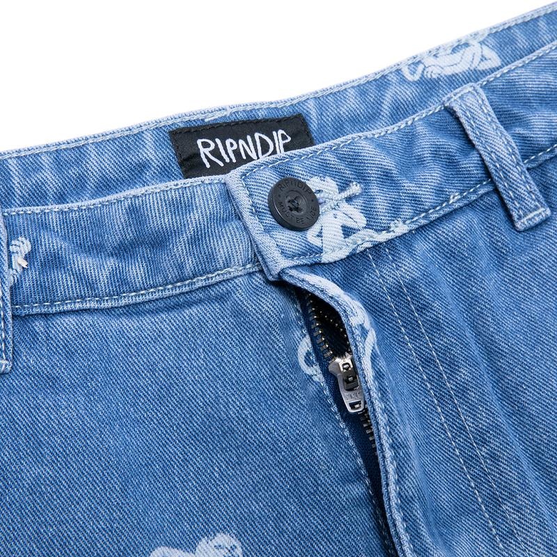 Wash Ripndip Dance Party Denim Shorts | USAQZ2824