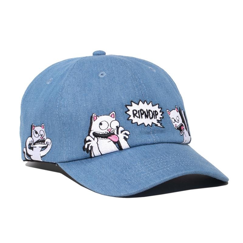 Wash Ripndip Frustration Denim Dad Hats | USABC2943