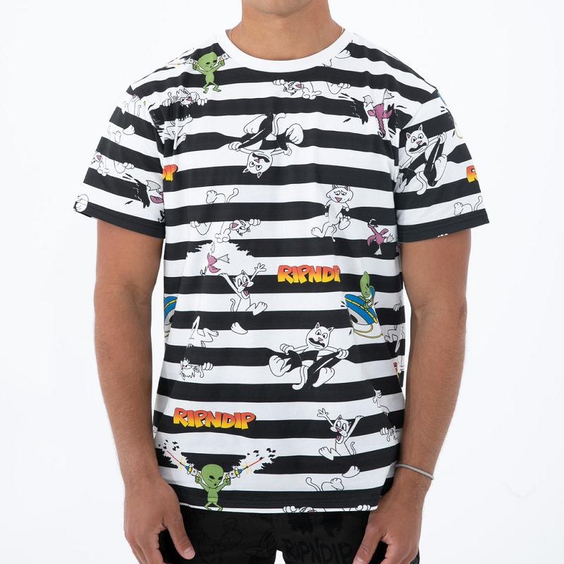 White Ripndip Looney Nerm Shirts | USANB2711