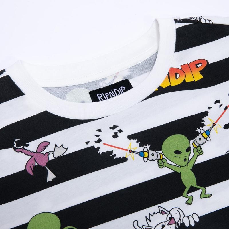 White Ripndip Looney Nerm Shirts | USANB2711