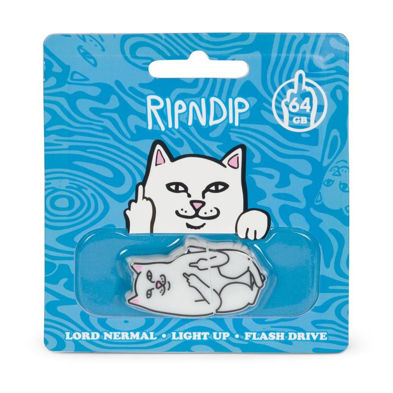 White Ripndip Lord Nermal Flash Drive Accessories | USAVD2230