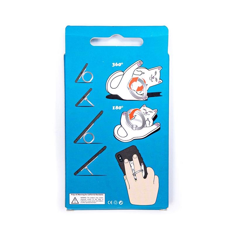 White Ripndip Lord Nermal Phone D-Ring Accessories | USAWY2209