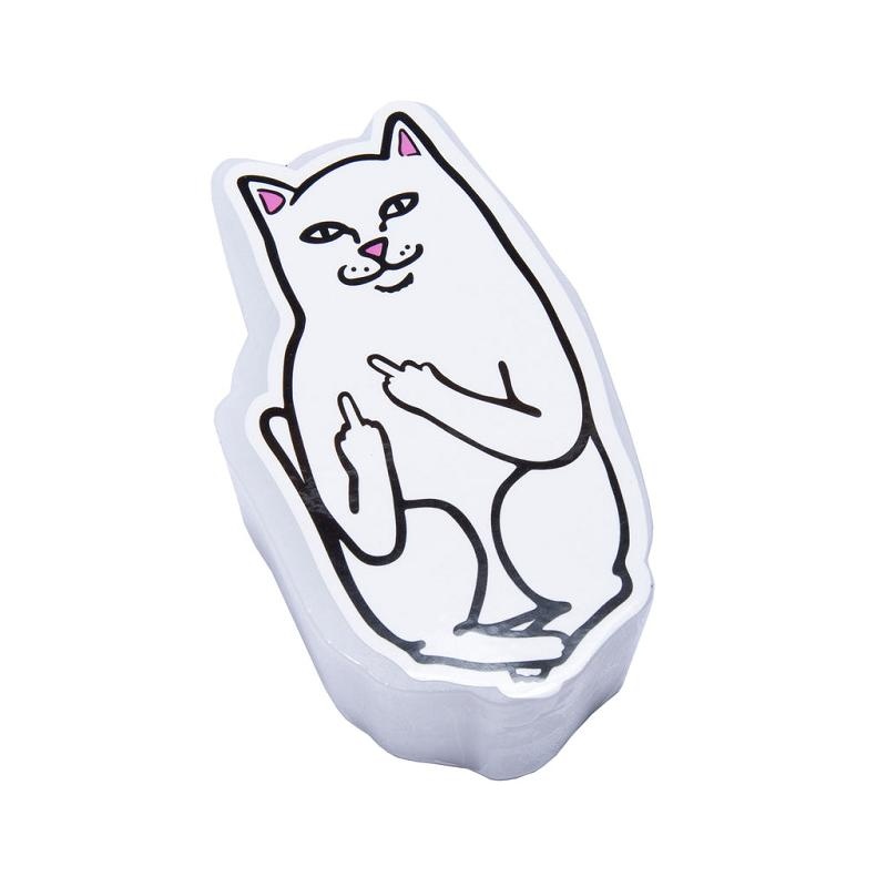 White Ripndip Lord Nermal Skate Wax Accessories | USATV2082