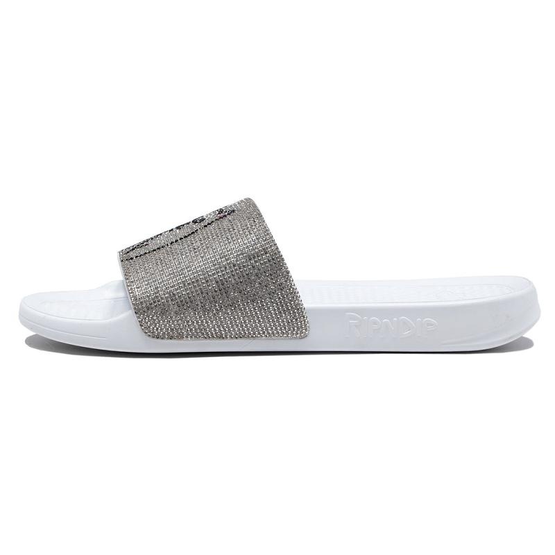 White Ripndip Lord Nermal Slides | USADN2981