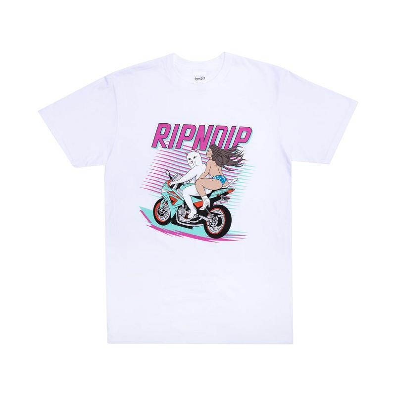 White Ripndip Miami Vice Shirts | USAFM2643