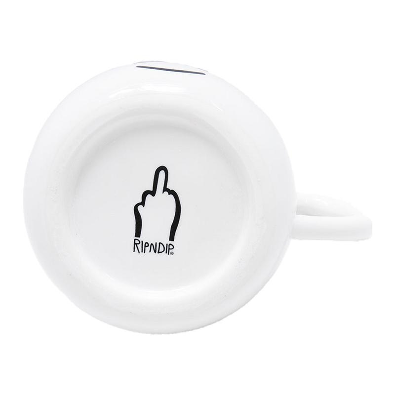 White Ripndip Nermal Face Mug Accessories | USAYU2213