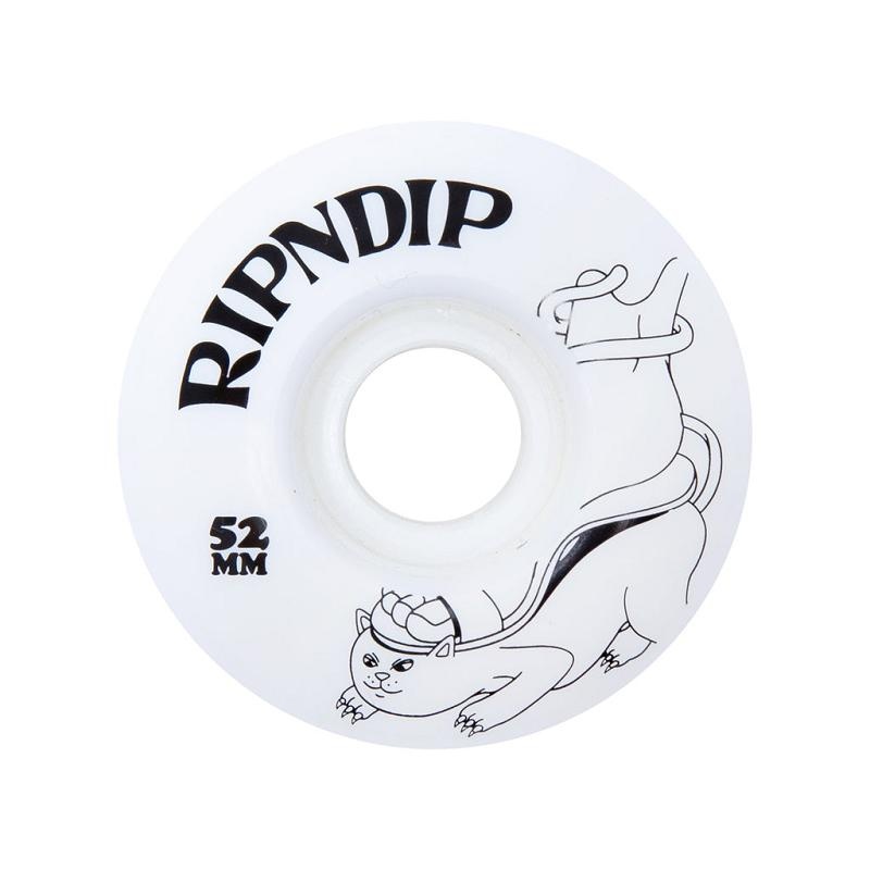 White Ripndip Nermboutins Wheels Skateboard | USALH2304