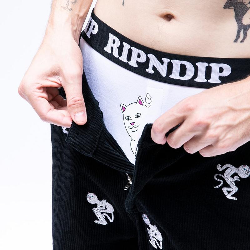 White Ripndip Peek A Nermal Boxer | USAXF2383