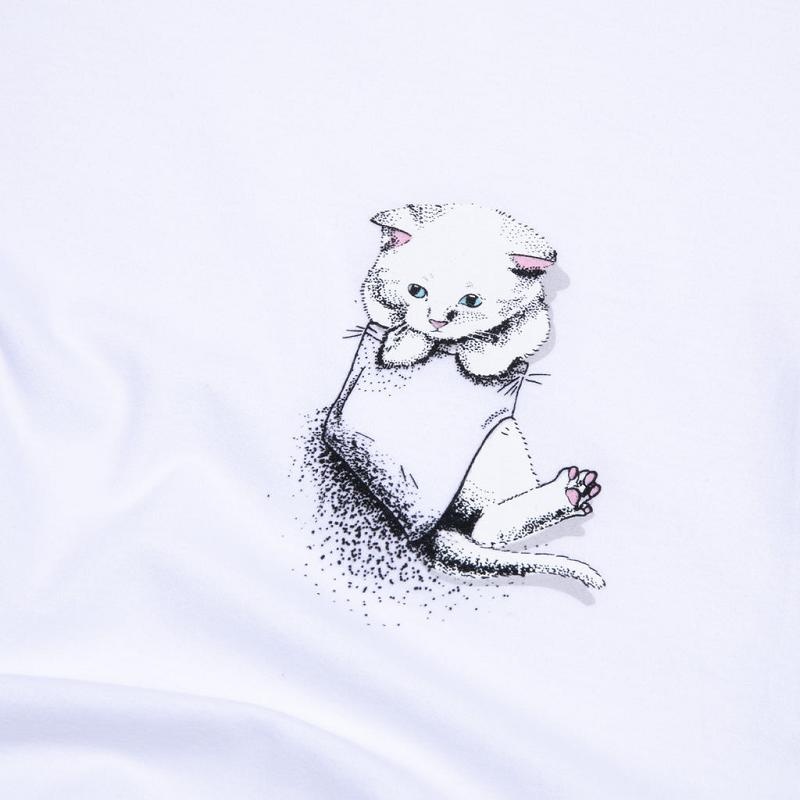 White Ripndip Pouty Face Shirts | USAZG2663