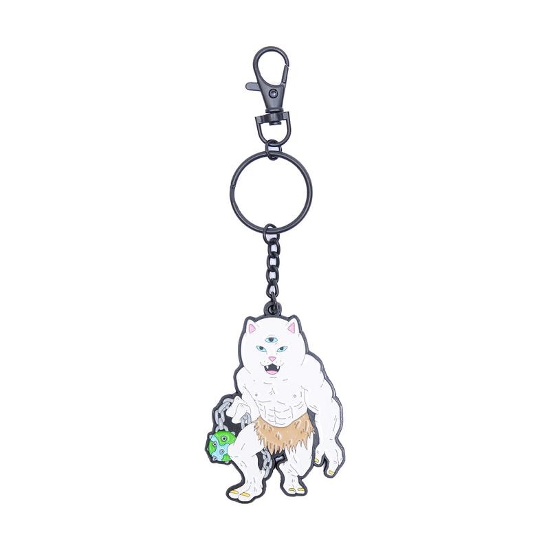 White Ripndip X Nerm Keychain Accessories | USAPQ2191