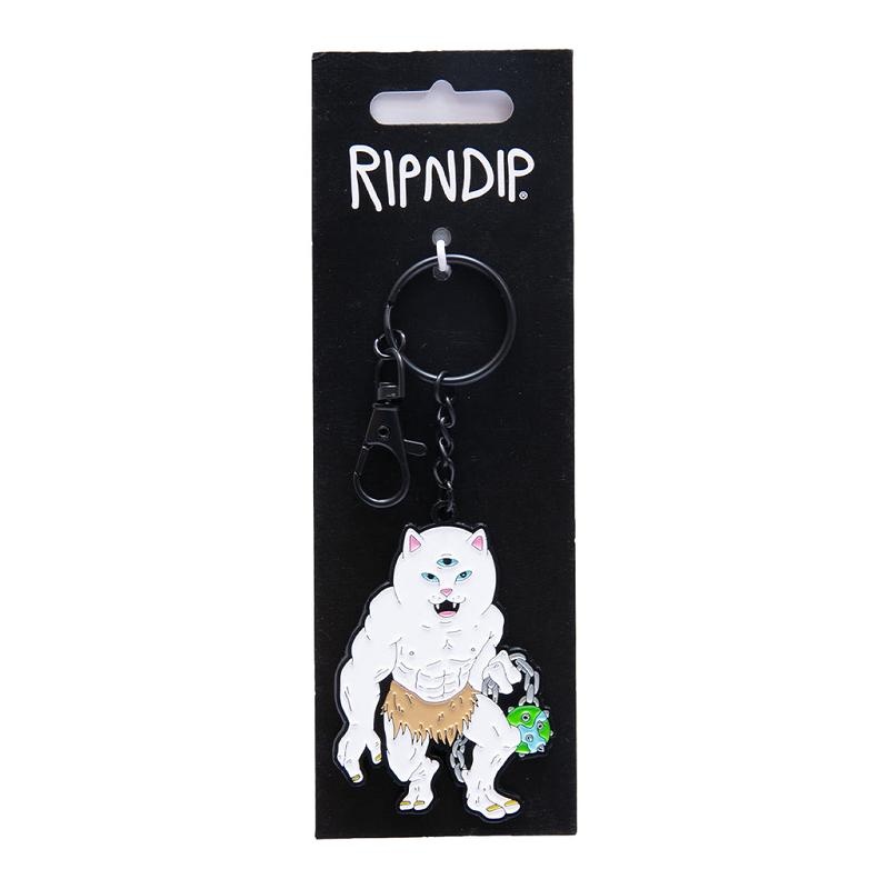 White Ripndip X Nerm Keychain Accessories | USAPQ2191