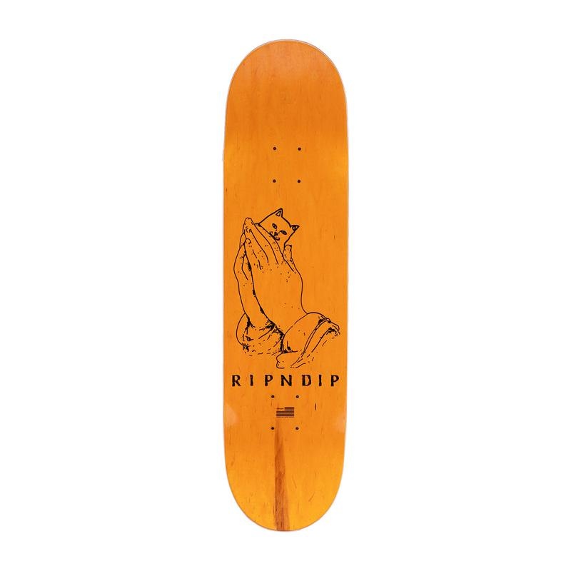 Yellow / Blue Ripndip Lord Nermal Skateboard | USAFM2273