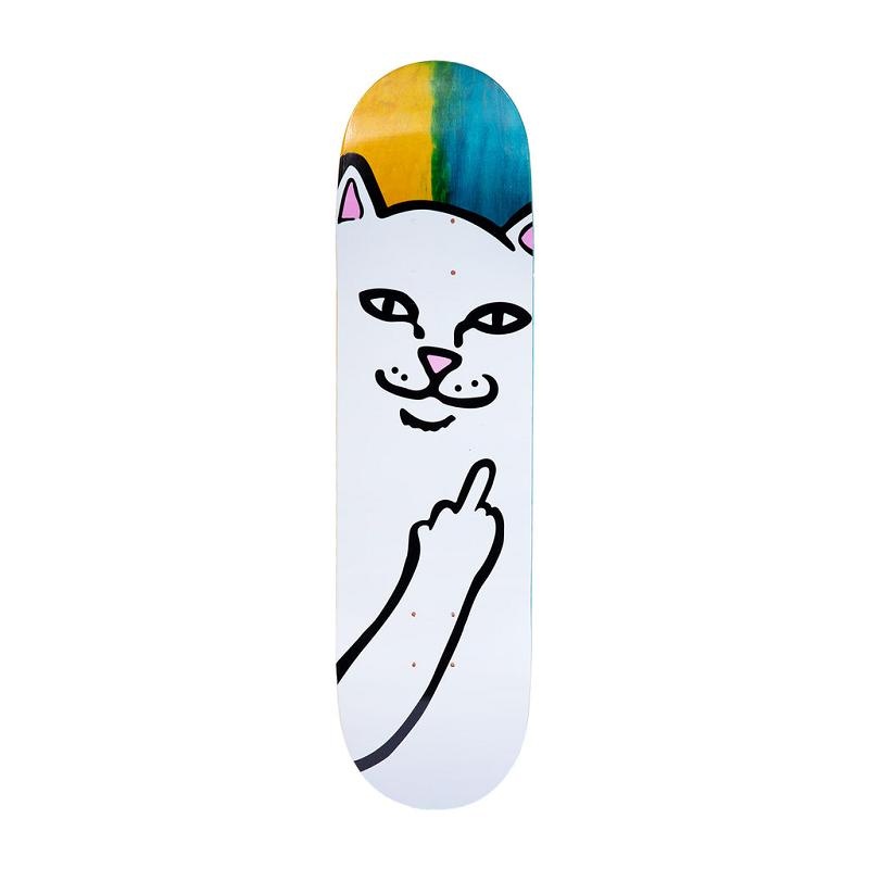 Yellow / Blue Ripndip Lord Nermal Skateboard | USAFM2273